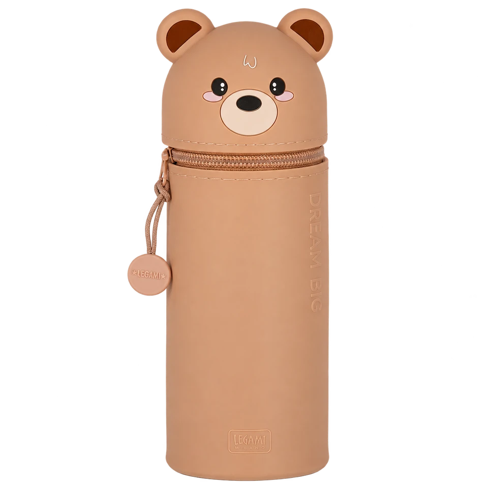 Recreación editorial del estuche Teddy Bear de Legami